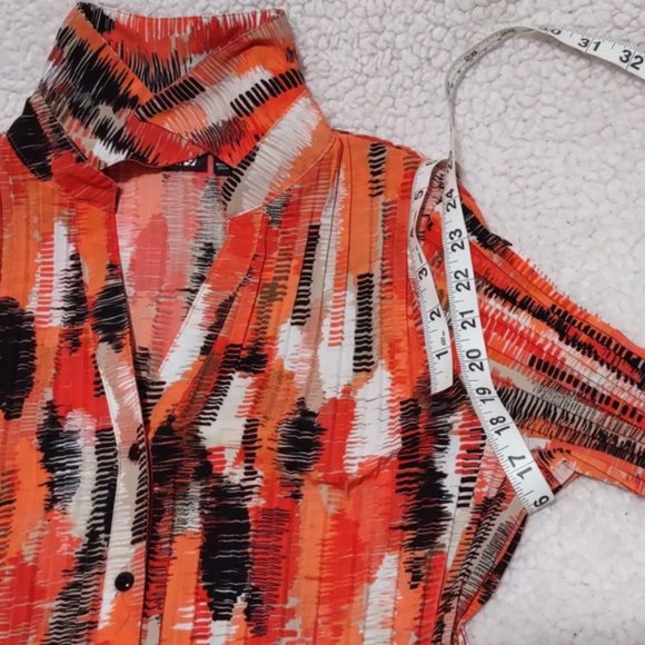 Apt.9 Collared Tops Long sleeve Size M Multicolor - Picture 11 of 16